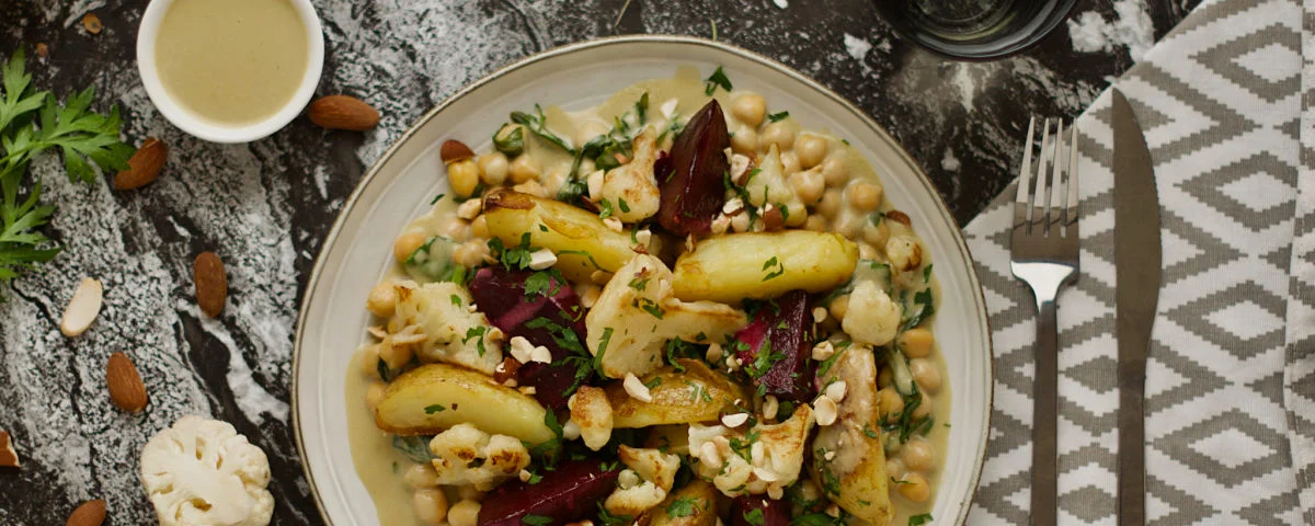 Kit de receta Ensalada tibia de vegetales asados